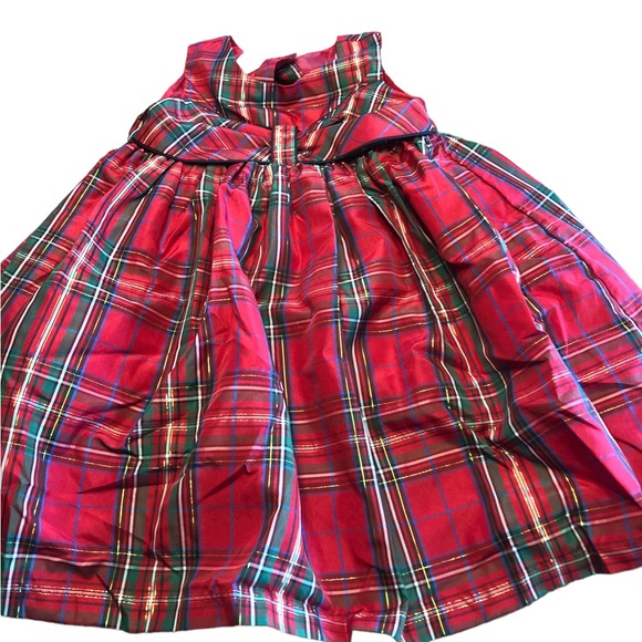 EUC 4T WonderKids Tartan Plaid Sleeveless Aline Holiday Dress - Picture 2 of 5